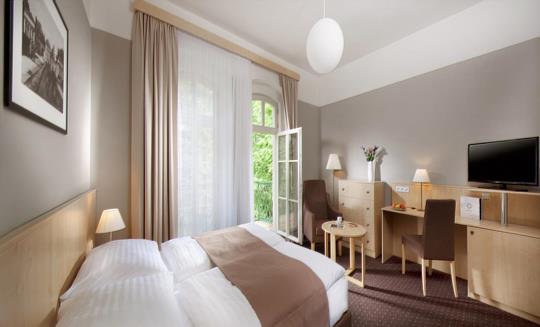 Badenia Hotel Praha 3* Františkovy Lázně, kompletní průvodce lázeňskou péčí a pobyty.