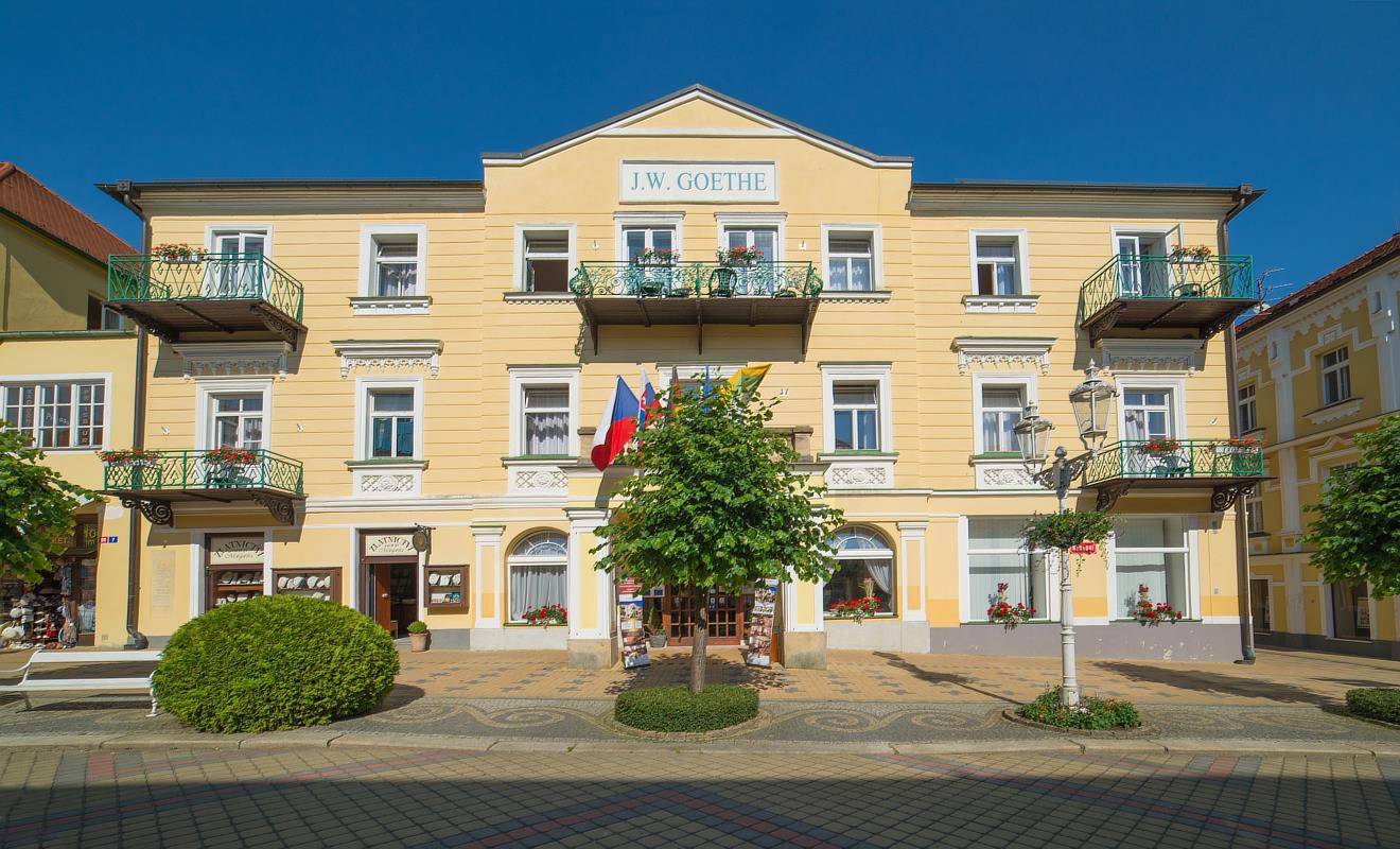 Lázeňský hotel Goethe 3* Františkovy Lázně, oficiální přehled léčby a pobytů